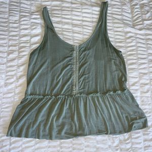 Henley Peplum Top American Eagle